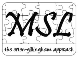 MSL THE ORTON-GILLINGHAM APPROACH trademark