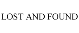 LOST AND FOUND trademark