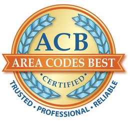 ACB AREA CODES BEST · CERTIFIED · TRUSTED · PROFESSIONAL · RELIABLE trademark