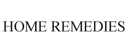 HOME REMEDIES trademark
