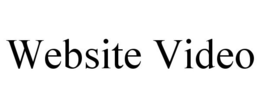 WEBSITE VIDEO trademark