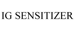 IG SENSITIZER trademark