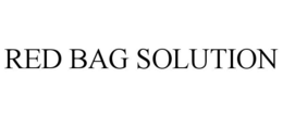 RED BAG SOLUTION trademark