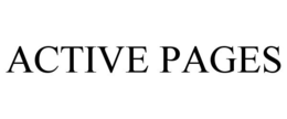 ACTIVE PAGES trademark
