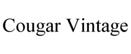 COUGAR VINTAGE trademark
