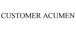 CUSTOMER ACUMEN trademark
