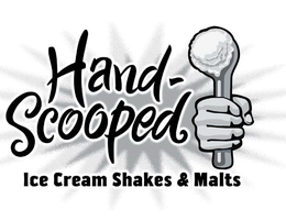 HAND-SCOOPED ICE CREAM SHAKES & MALTS trademark