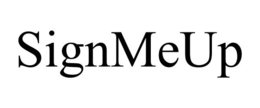 SIGNMEUP trademark