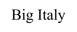 BIG ITALY trademark