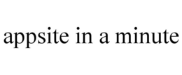 APPSITE IN A MINUTE trademark