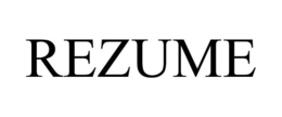 REZUME trademark