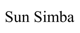 SUN SIMBA trademark
