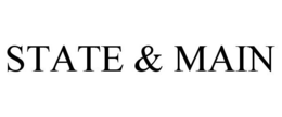 STATE & MAIN trademark