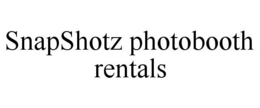 SNAPSHOTZ PHOTOBOOTH RENTALS trademark