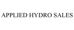 APPLIED HYDRO SALES trademark