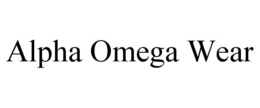ALPHA OMEGA WEAR trademark