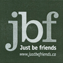 JBF JUST BE FRIENDS WWW.JUSTBEFRIENDS.CA trademark