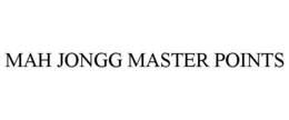 MAH JONGG MASTER POINTS trademark