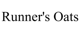 RUNNER'S OATS trademark