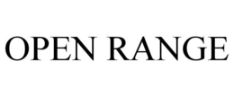 OPEN RANGE trademark