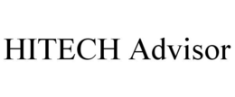 HITECH ADVISOR trademark