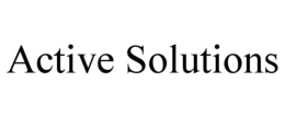 ACTIVE SOLUTIONS trademark