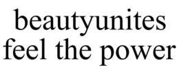 BEAUTYUNITES FEEL THE POWER trademark