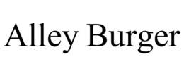 ALLEY BURGER trademark