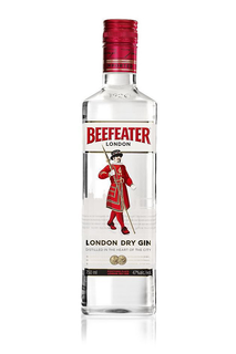 BEEFEATER LONDON LONDON DRY GIN DISTILLED IN THE HEART OF THE CITY JAMES BURROUGH IMPORTED 1820 FOR HUNDREDS OF YEARS THE TOWER OF LONDON HAS BEEN PROTECTED BY THE YEOMAN WARDERS OR BEEFEATER THEIR PRIDE AND DEDICATION INSPIRED JAMES BURROUGH TO NAME HIS MOST PRESTIGIOUS GIN AFTER THEM. AUTHENTIC PREMIUM GIN. UNCOMPROMISED QUALITY AND TASTE DISTILLED FROM GRAIN BY JAMES BURROUGH LTD LONDON, ENGLAND 750 ML 47%ALC./VOL. MONTFORD PLACE LONDON SE11 5DE trademark