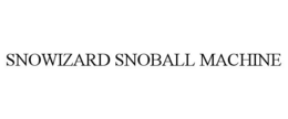 SNOWIZARD SNOBALL MACHINE trademark