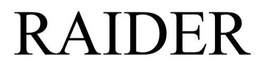 RAIDER trademark