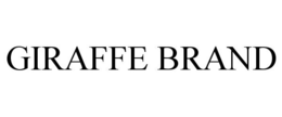 GIRAFFE BRAND trademark