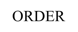 ORDER trademark