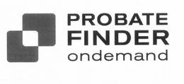 PROBATE FINDER ONDEMAND trademark
