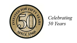 INVESTED FOR FIFTY YEARS 50 SINCE 1960 CELEBRATING 50 YEARS trademark