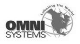 OMNI SYSTEMS LABELING THE WORLD trademark