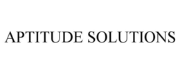 APTITUDE SOLUTIONS trademark