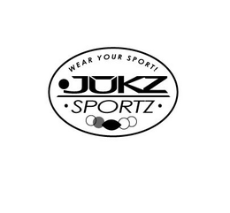 WEAR YOUR SPORT! JUKZ SPORTZ trademark
