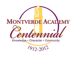 MONTVERDE ACADEMY CENTENNIAL KNOWLEDGE CHARACTER COMMUNITY 1912 - 2012 trademark