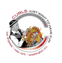 CURLS JUST WANT TO HAVE FUN LOS ANGELES - NEW YORK - WASHINGTON D.C. trademark