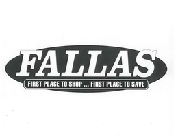 FALLAS FIRST PLACE TO SHOP ... FIRST PLACE TO SAVE trademark