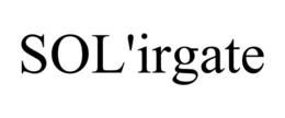 SOL'IRGATE trademark