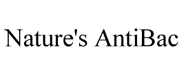 NATURE'S ANTIBAC trademark