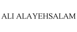 ALI ALAYEHSALAM trademark