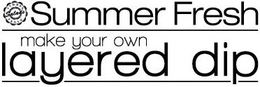 SUMMER FRESH MAKE YOUR OWN LAYERED DIP trademark