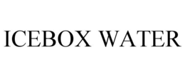 ICEBOX WATER trademark