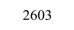 2603 trademark