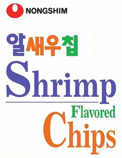 NONGSHIM SHRIMP FLAVORED CHIPS trademark