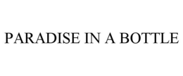 PARADISE IN A BOTTLE trademark