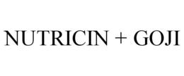 NUTRICIN + GOJI trademark